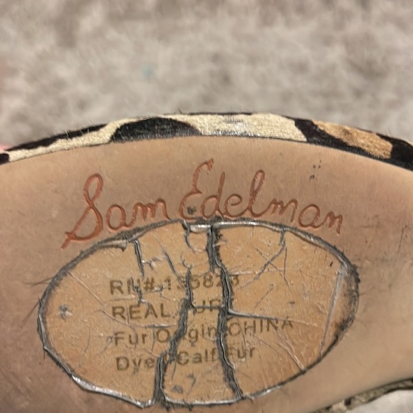 Sam Edelman Cheetah Slip On Ballet Flats - Picture 6 of 7